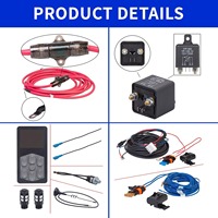 Kit de gestion de l'air pour système de suspension pneumatique, système de commande électronique, avec réservoir d'air et pompe de compresseur, noir