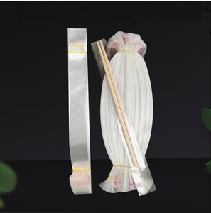 Sachet plastique transparent auto-adhésif en OPP de 2,5 cm de large, en forme de bande longue et mince, pour l'emballage de recharges de stylos, cuillères et baguettes - Product Image 2
