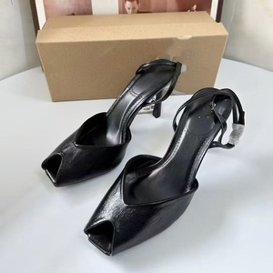 Nouvelles sandales d'été 2026 à <span class=keywords><strong>talon</strong></span> haut pour femme, style bouche de poisson, sexy et élégantes, idéales pour le travail, avec design ouvert - Product Image 4