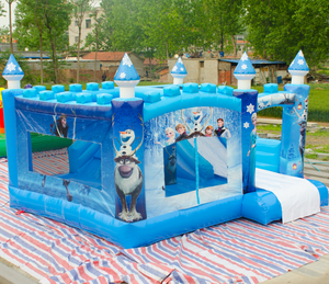 <span class=keywords><strong>Anna</strong></span> Ice Mountain Castle Frozen inflatable castles sautants - Product Image 1