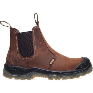 Bottes de randonnée d'hiver DeWalt Nitrogen S3 marron avec embout en acier anti-perforation et antidérapant, doublure en cuir véritable pour revendeurs - Product Image 4