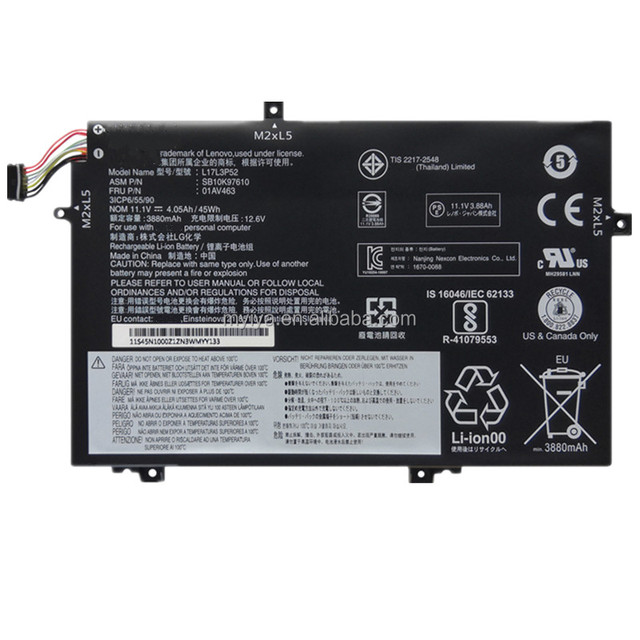 Brand New L17L3P52 Laptop Battery for Lenovo ThinkPad L480 L490 L580 L590 L14 L15 L14 Gen 2 L15 Gen 2 Series