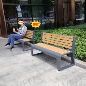 Commercial Outdoor Park <strong>Bench</strong> WPC <strong>Plastic</strong> Wood <strong>Garden</strong> <strong>Bench</strong> Outdoor Seat Patio <strong>Bench</strong> for Street and Public Area - Product Image 5