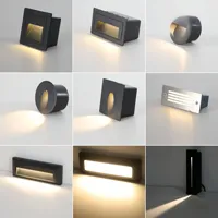 Distributeur chinois de lampes murales d'extérieur en aluminium 3W à faible consommation d'énergie, lampes d'escalier haute puissance
