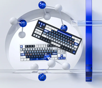 Clavier mécanique semi-aluminium ATK Z87 PRO, 87 touches, clavier de jeu entièrement remplaçable à chaud