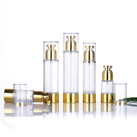 Flacon pompe micro-dose de précision AS OEM personnalisé, très vendu, fileté 0,2 CC, 15-100 ml, 34-41 mm, emballage de luxe pour sérum et essence