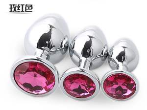 1 Set 3 Ukuran Metal <span class=keywords><strong>Butt</strong></span> <span class=keywords><strong>Plug</strong></span> Mainan Seks Anal Mainan Rayuan untuk Pria & Wanita Mainan Dewasa Seks Anal SM Mudah Dimasukkan Pelatih Anal - Product Image 5