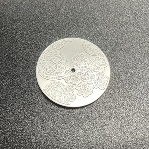 Dòng Đồng Hồ Cơ Tự Động NH35 NH36 NH37 NH72A Bộ Phận Đồng Hồ Mặt Kim Loại Mặt Đồng Hồ Thủ Công Dập Nổi CNC Màu Bạc - Product Image 5