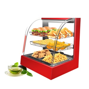 Thương mại thiết bị nhà bếp 3 Lớp Nóng lên Showcase thực phẩm nóng lên tủ bánh ấm hơn thực phẩm ấm hơn hiển thị truy cập nhà máy bán - Product Image 1