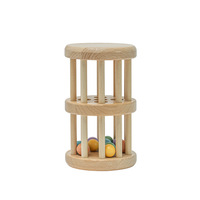 Wholesale Percussion Instrument Wooden Rattle Educational Toy Orff Instrument
