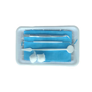5 En 1 Examen estéril más barato Sonda desechable Pinzas Espejo Kits de instrumentos quirúrgicos dentales - Product Image 1