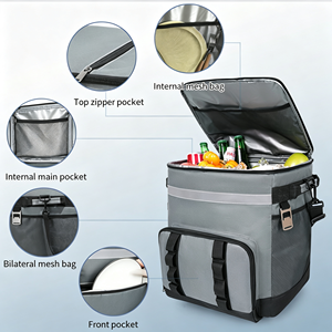 1. Conteneur isotherme mobile avec roues, qualité alimentaire, pour aliments chauds ou froids, roulettes verrouillables pour événements extérieurs - Product Image 5