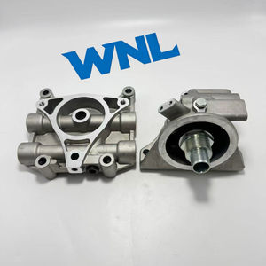 ตัวกรองน้ำมันเครื่อง 60263397 สำหรับรถขุด Sany SY215C-8 SY205 SY235-8 ฐานกรองน้ำมันเครื่อง อะไหล่อะลูมิเนียมหล่อ - Product Image 4