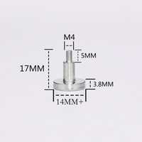 Modules magnétiques cylindriques d'affichage LED Boshuo pour usage intérieur/extérieur, blanc crème, M4 M3, vidéo/texte/image magnétiques, garantie 1 an