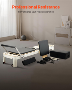 Personalizado Color Beige Aluminio <span class=keywords><strong>Pilates</strong></span> <span class=keywords><strong>Reformer</strong></span> Machine Studio Commercial Cama De <span class=keywords><strong>Pilates</strong></span> <span class=keywords><strong>Reformer</strong></span> - Product Image 4