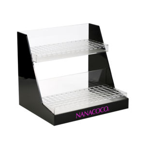 مخصص العلامة التجارية الاكريليك مستحضرات التجميل السائل أحمر الشفاه المنظم التجارية الترويجية ماكياج فرشاة تخزين الرف - Product Image 4