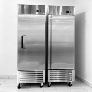 Congélateur vertical commercial à température unique, à refroidissement par ventilateur, trois portes, dégivrage automatique, contrôleur de température numérique 430 - Product Image 6