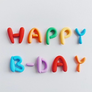 Honey And Sweetness Colorful Happy Letter <b>Cake</b> <b>Decorations</b> Acrylic Birthday Party <b>Supplies</b> - Product Image 5