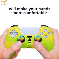 Accessoires de jeu pour hommes 2026, coque en silicone camouflage anti-poussière, coque de protection personnalisée pour console, design de manette PS5