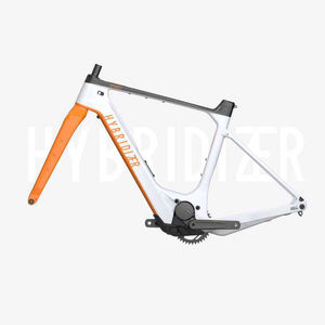 Cuadro de bicicleta <span class=keywords><strong>eléctrica</strong></span> Hybridizer Rando Carbon Fiber <span class=keywords><strong>Gravel</strong></span> con motor M820 y batería de 864wh - Product Image 2