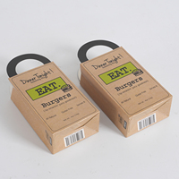 Boîtes d'emballage en carton kraft biodégradable recyclé de qualité alimentaire avec logo personnalisé ou pour biscuits