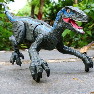 Venta al por mayor dibujos animados eléctrico realista 2,4G <span class=keywords><strong>Control</strong></span> remoto dinosaurio juguetes <span class=keywords><strong>Robot</strong></span> RC animales plástico pequeño dinosaurio juguete conjunto para niños - Product Image 3