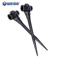 Clé à cliquet industrielle en acier allié robuste à mâchoires pointues - Outil personnalisable OEM/ODM pour réparation industrielle