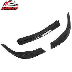 Compatible con Chevrolet Corvette C6 Base 2005-2013, Labio de Parachoques Delantero Estilo ZR1, Negro Brillante - Product Image 6
