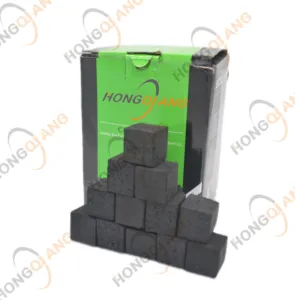 HongQiang Coconut Shell Hookah Cube Shisha Charcoal Briquette for Shisha Hookah