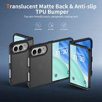 Étui de téléphone portable pliable personnalisé de qualité supérieure pour iPhone Duo, finition mate, toucher doux, translucide, antichoc, protection intégrale, vente en gros
