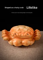 Bol en porcelaine de Chine en forme de crabe, tendance 2025, classique, non toxique, vaisselle de table pour fruits de mer, inspiré des animaux marins, décoration côtière