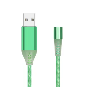 Phone Accessories Cable Wholesale Stock Magnetic Mobile Phone Usb Charging Cable Fast Charge Micro Flowing Accessories Led Android Cable Cable