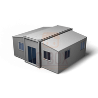 Maisons modulaires plates et extensibles, maisons en vogue de l'ue, 20/40 pieds, pliable et extensibles, vente en gros, chine