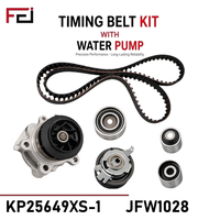 Kit de courroie de distribution de marque FEI avec pompe à eau compatible avec AUDI/SEAT/SKODA/VOLKSWAGEN, pièces de moteur, kit de courroie de distribution et pompe à eau