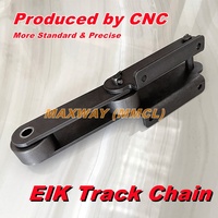 Chaîne de chenilles en alliage de titane MAXWAY MMCL pour excavatrice amphibie (Swamp Buggy) EIK AM200, taille personnalisée, garantie 1 an