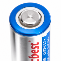 Batterie cylindrique rechargeable Li-Ion ICR 18650 3.7V 2200mAh, 1200 cycles, en stock pour batterie externe et lampe de camping