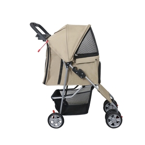 4 पहियों के साथ 2025 लक्जरी पालतू स्टूलर के साथ लक्जरी पालतू जानवरों और कुत्तों के लिए चलने वाली यात्रा ट्रॉली - Product Image 2