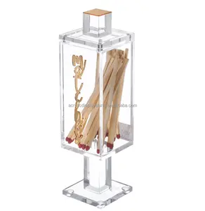 Lucite Matchbox Magnetic Match Holder Modern Magnificent Luxe Lucite Match Holder With Striker
