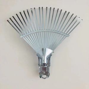 Eropa 22 tines galvanis dapat disesuaikan teleskop penggaruk daun logam - Product Image 4