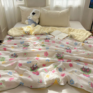 Couvre-lits imprimés en patchwork, couvre-lits imprimés avec rembourrage en polyester pour une utilisation estivale, anti-allergique <span class=keywords><strong>et</strong></span> écologique, couvre-lits pour enfants à motifs de dessins animés - Product Image 3