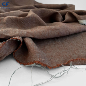Tela <span class=keywords><strong>de</strong></span> Lino 100% Orgánico Teñido con Hilo, Ecológica y Suave, para Textiles del Hogar, Camisas, Vestidos y Sofás, Venta al Por Mayor Personalizada - Product Image 4