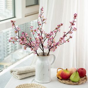 ดอกพลัมประดิษฐ์ CallaFloral กิ่งเดี่ยว สีชมพูม่วง โพลีเอสเตอร์ สำหรับตกแต่งภายใน - Product Image 1