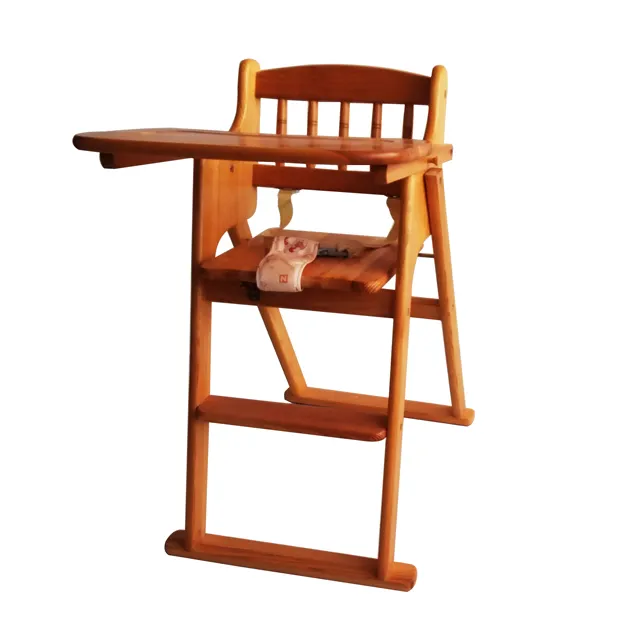 Chaises hautes en bois massif pour bébés, pour la salle à manger, 12 pièces, populaires