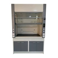 Hotte à gaz chimique robuste pour laboratoire, poste de travail de haute qualité résistant aux acides avec éclairage LED