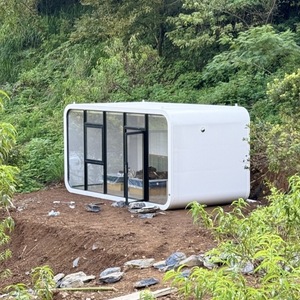 บ้านคอนเทนเนอร์เคลื่อนที่ทรงสี่เหลี่ยมสำหรับสำนักงานกลางแจ้ง ดีไซน์มินิมอล ความหนามาตรฐาน - Product Image 1