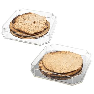마그네틱 클로저 Matzah 상자 <span class=keywords><strong>2</strong></span> in 1 유지 Matzos 신선한 유월절 트레이 크래커 아크릴 케이스 - Product Image 5