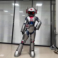 Costume de robot LED grandeur nature pour femme - Tenue de performance d'Halloween pour adulte - Vêtement pour événements formels et spectacles