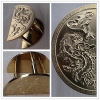 Poignée de porte d'entrée de haute qualité en acier inoxydable et aluminium, symétrique, pour hôtel de luxe, villa, quincaillerie d'entrée principale