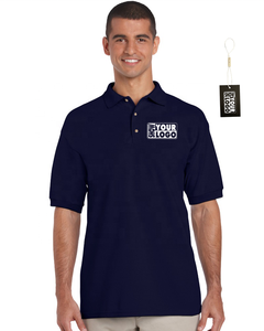 Las etiquetas gratis imprimen y cuelgan etiquetas por aire <span class=keywords><strong>Express</strong></span> Bordado puerta a puerta o imprimen su logotipo Polo personalizado de alta calidad - Product Image 1