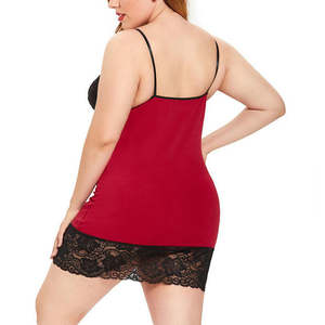 Fotos de Lencería Sexy de Mujeres Maduras Japonesas, Imágenes Sensuales de Una Pieza, Lencería Sexy con Encaje Rojo para Mujeres de Talla Grande - Product Image 4